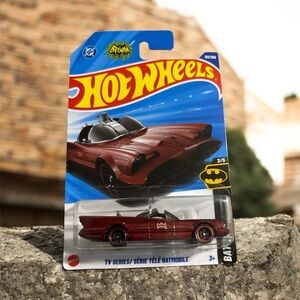 hotwheels TV series batmobile maroon